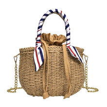 Load image into Gallery viewer, Rattan Beach Bag