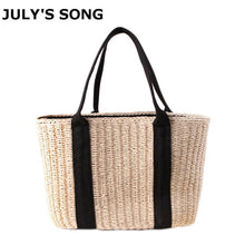 Load image into Gallery viewer, Bohemian Summer Vintage Rattan Bag