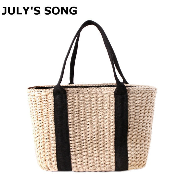 Bohemian Summer Vintage Rattan Bag