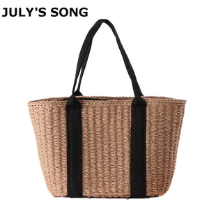 Bohemian Summer Vintage Rattan Bag