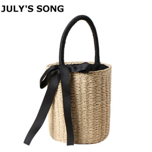 Bohemian Summer Vintage Rattan Bag