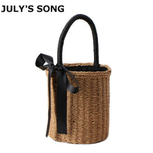 Load image into Gallery viewer, Bohemian Summer Vintage Rattan Bag