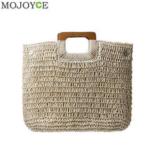 Load image into Gallery viewer, Beach Rattan Bag