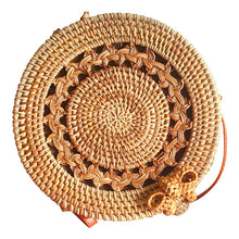 Load image into Gallery viewer, Handwoven Classic Rattan Bag